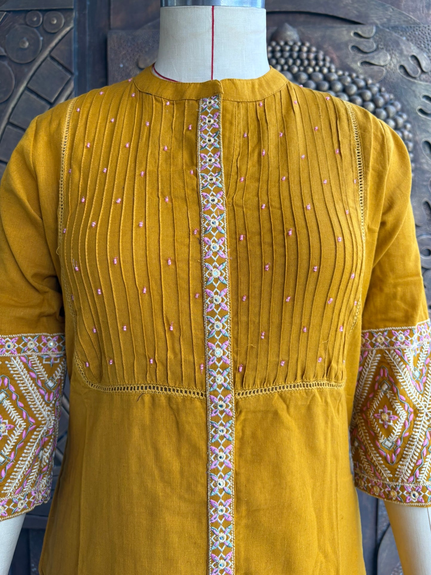 Mustard Floral Coord Set