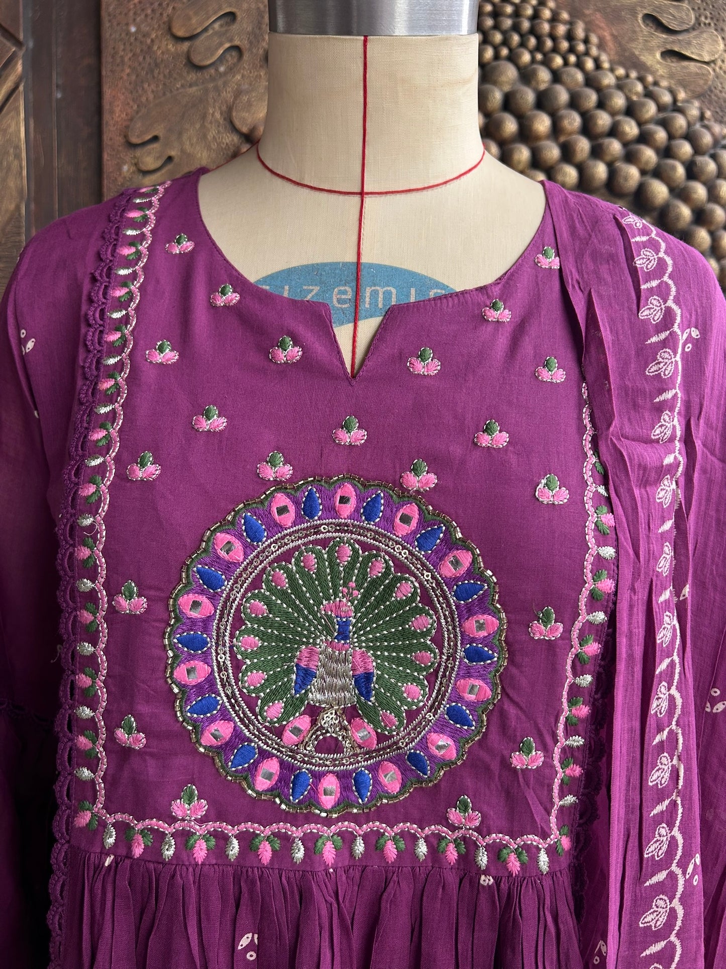 Purple Blossom Suit Set