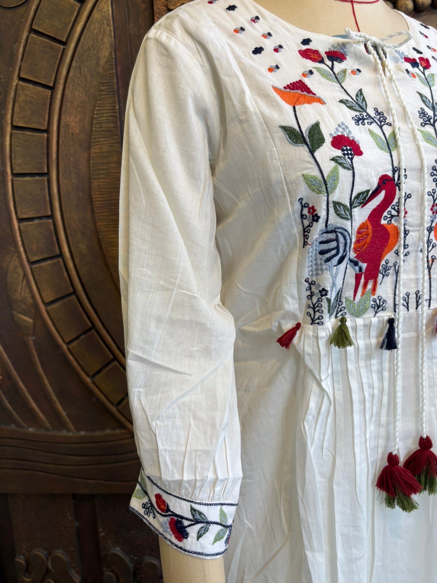 White Floral Coord Set