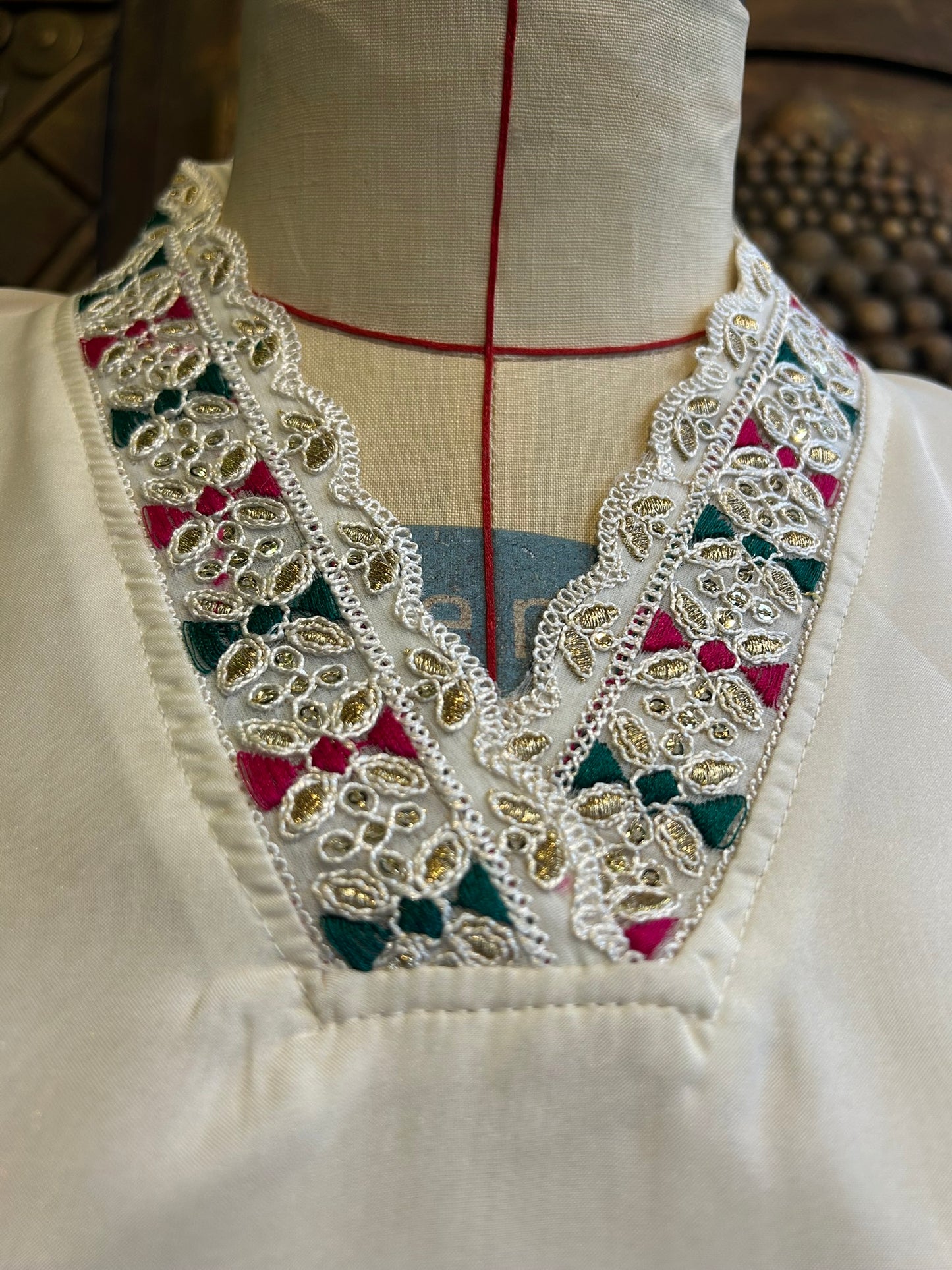 Ivory Garden Kurti Set