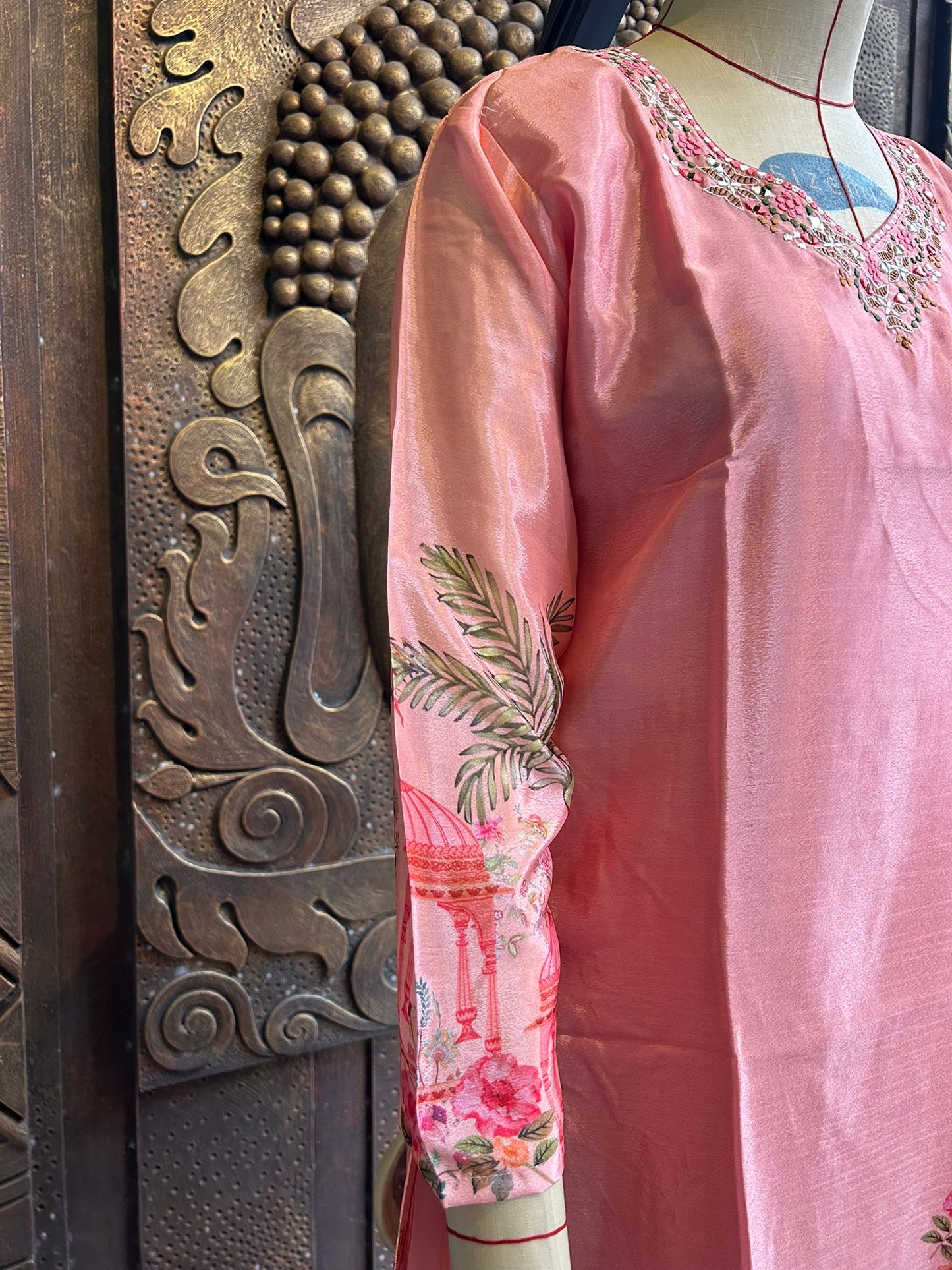 Blush Heritage Kurthi Set