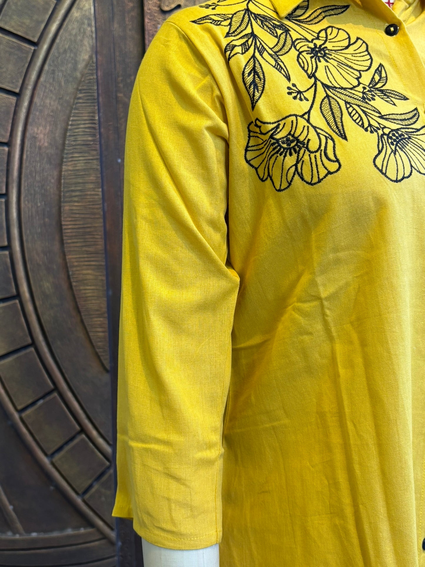 Yellow Floral Coord Set