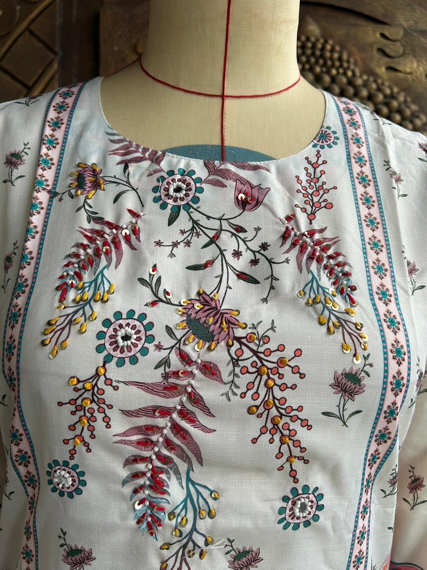 Meadow Mist Kurtha Suit Set