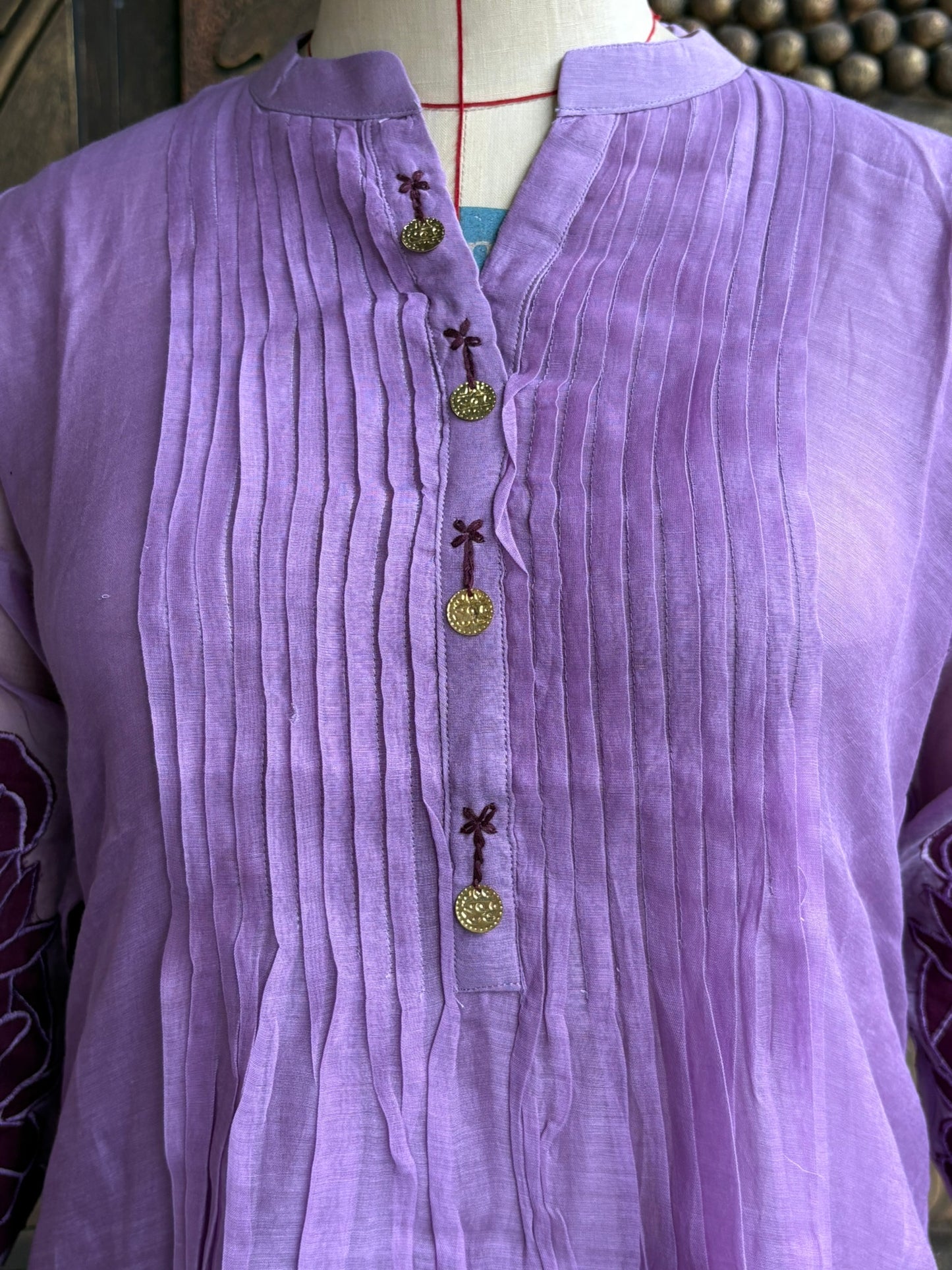 Purple Premium Mulchandery Suit Set
