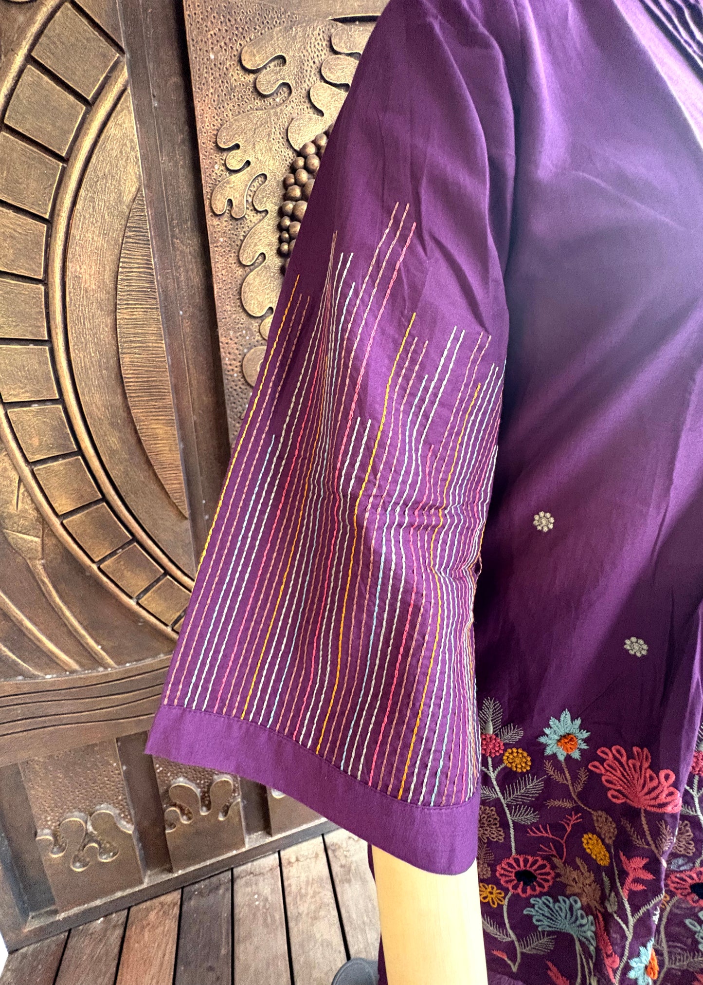 Purple Garden Coord Set