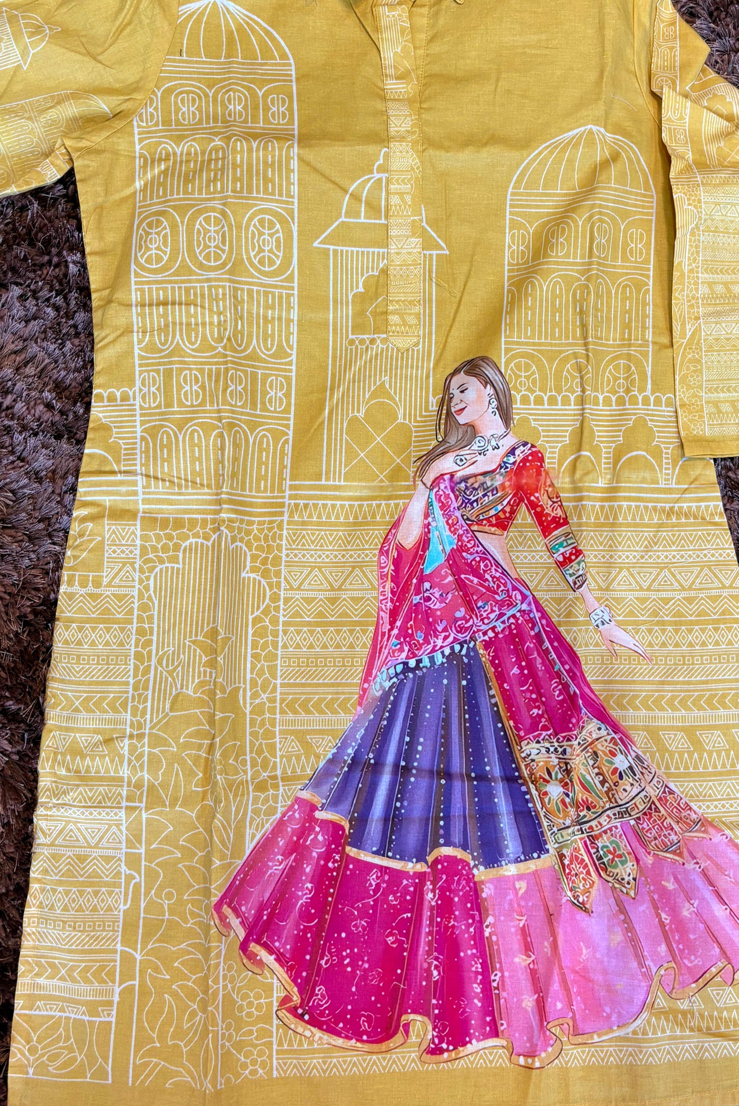 Yellow Heritage Coord Set