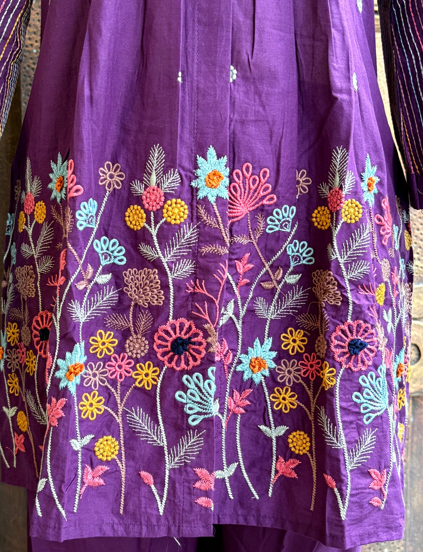Purple Garden Coord Set