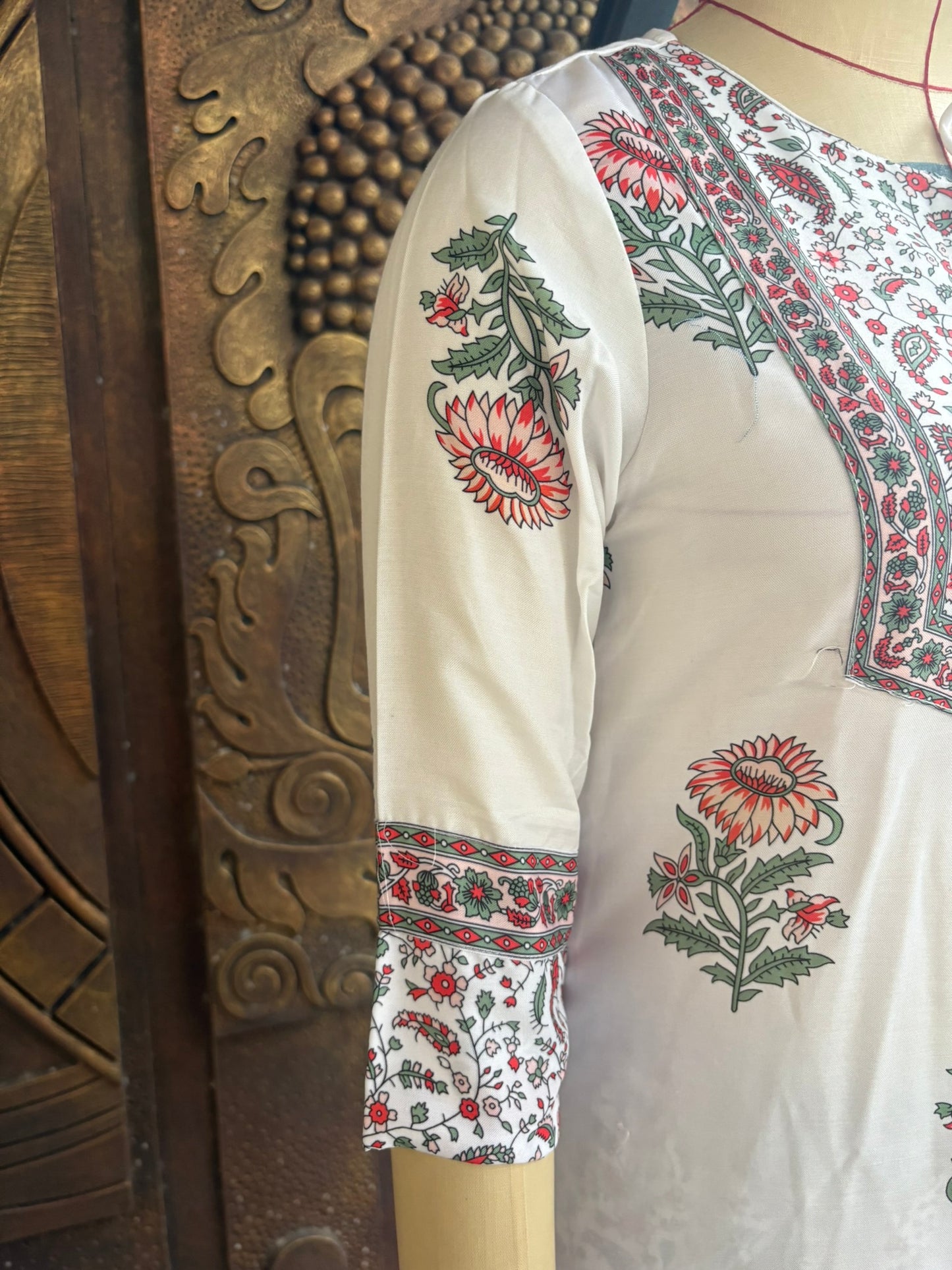 Ivory Charm Dress Suit Set