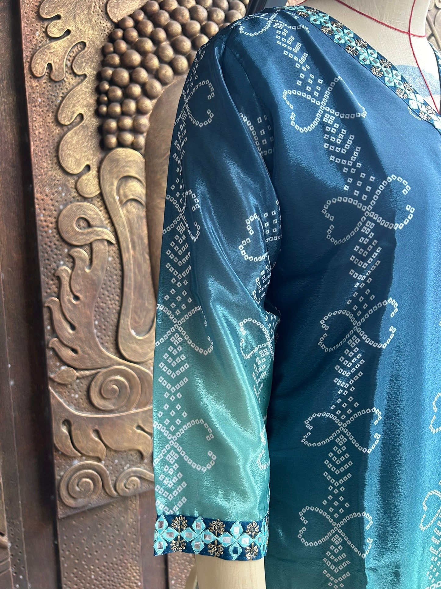 Aqua Rouge Kurthi Set