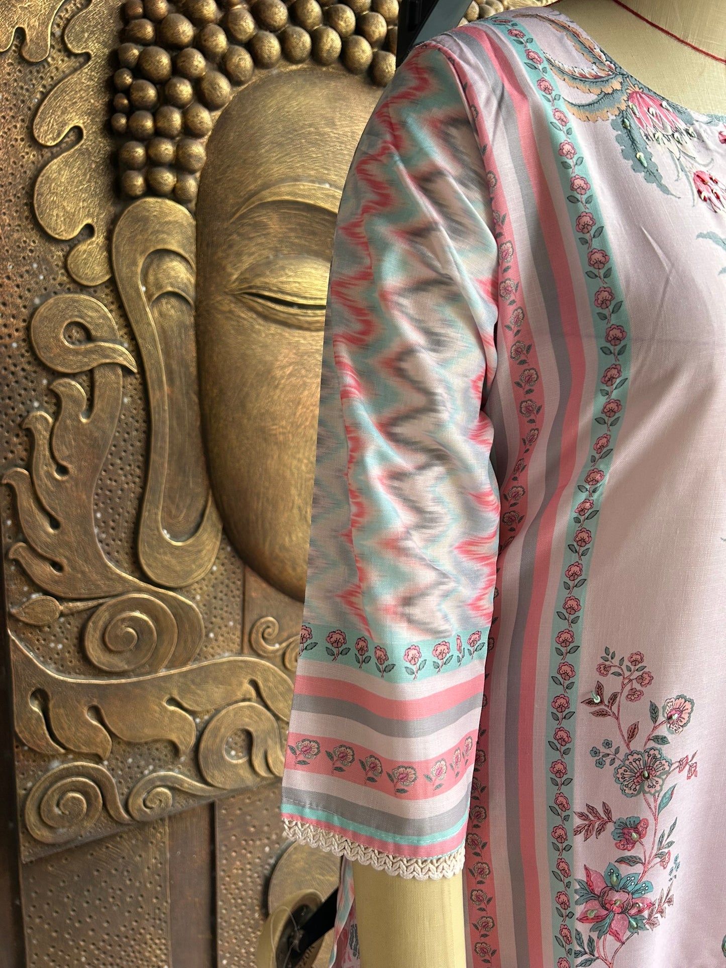 Rose Dew Kurtha Suit Set