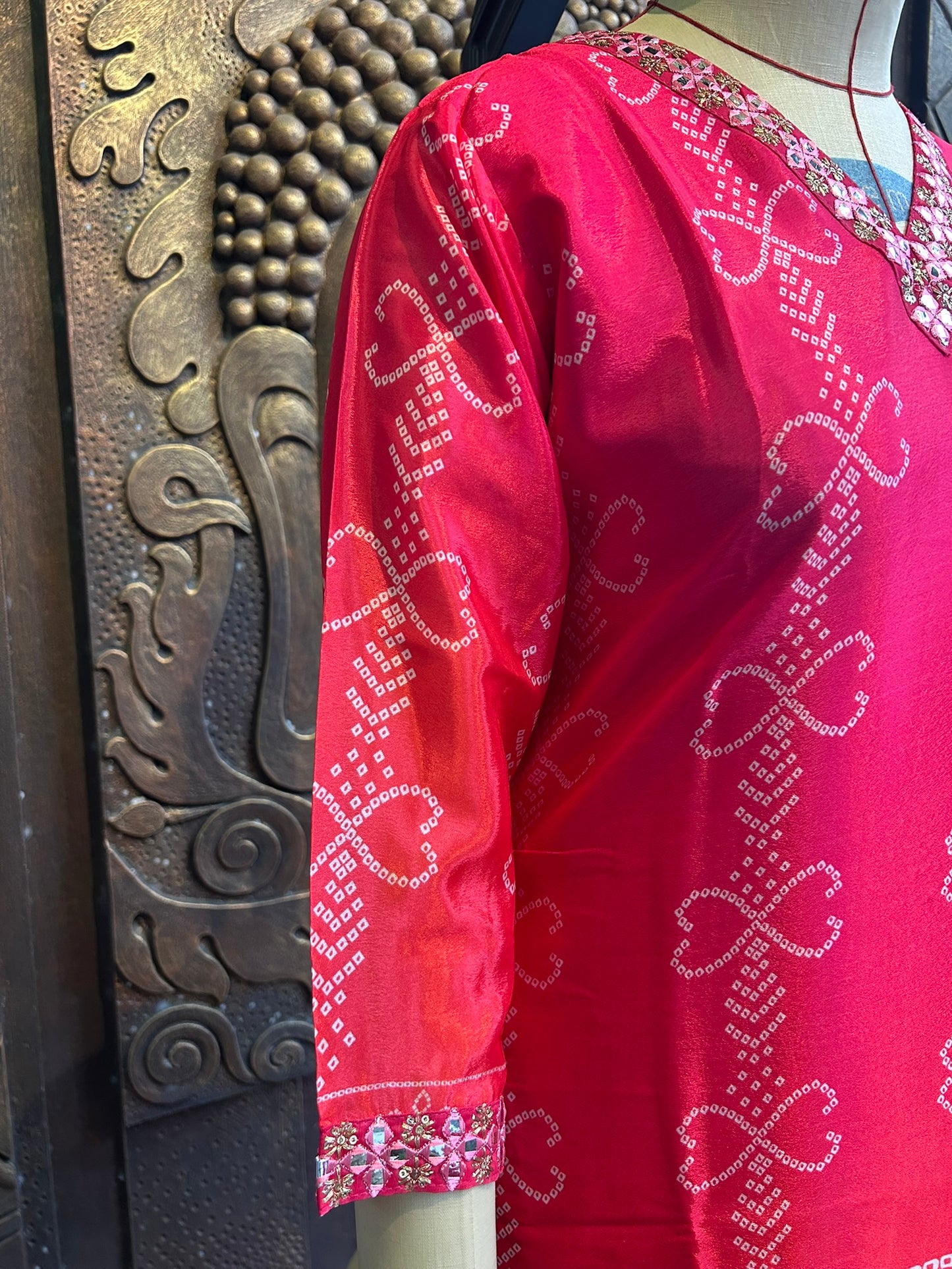 Red Rouge Kurthi Suit