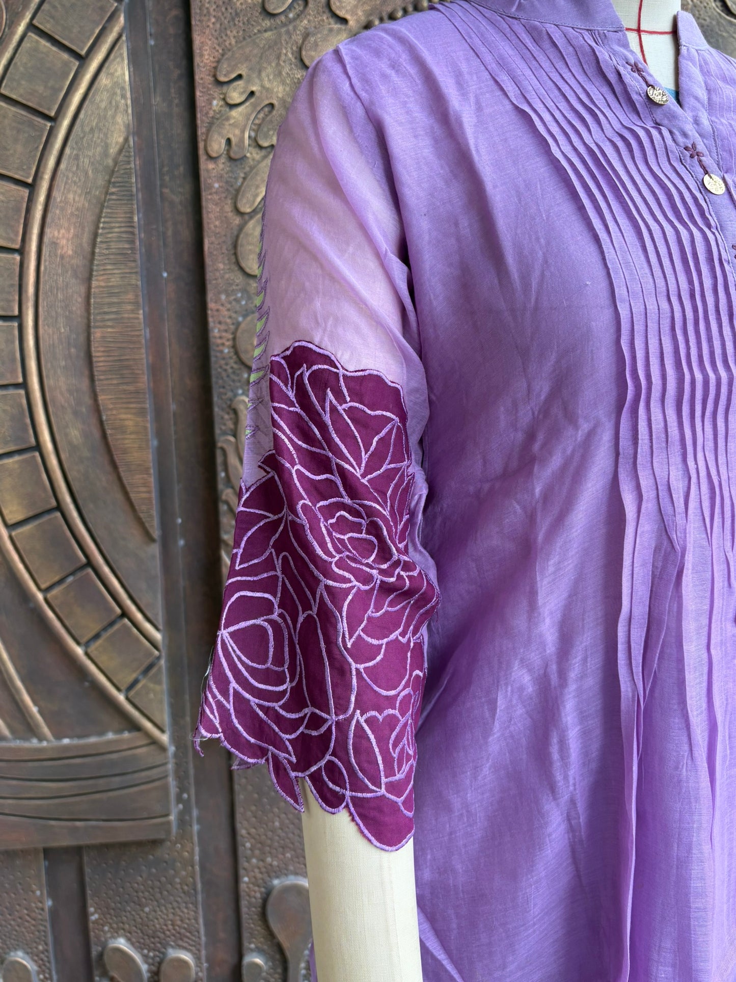 Purple Premium Mulchandery Suit Set