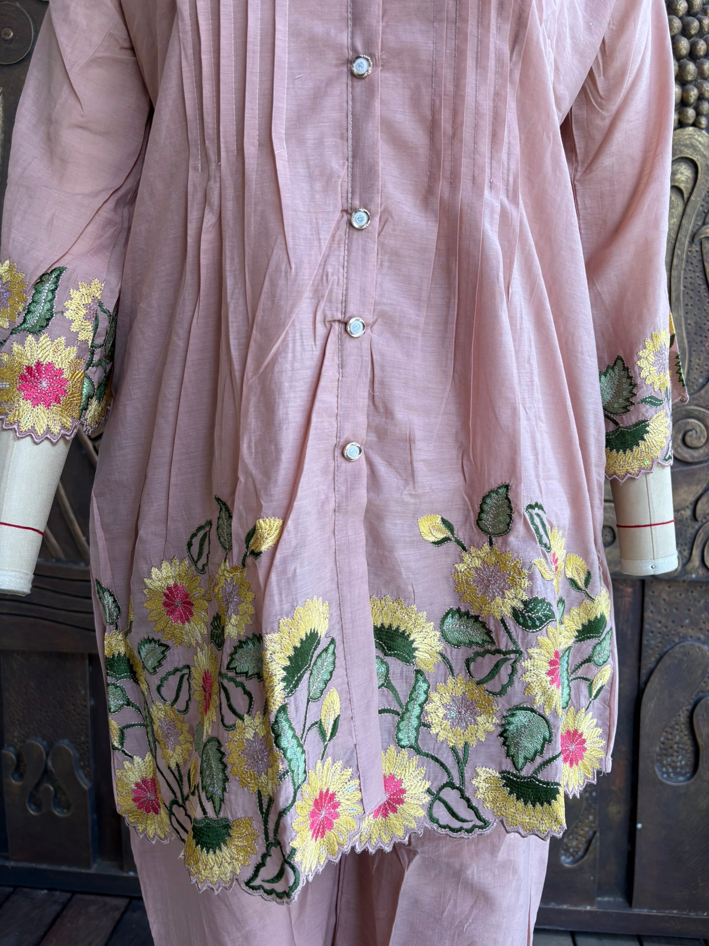 Peach Garden Coord Set