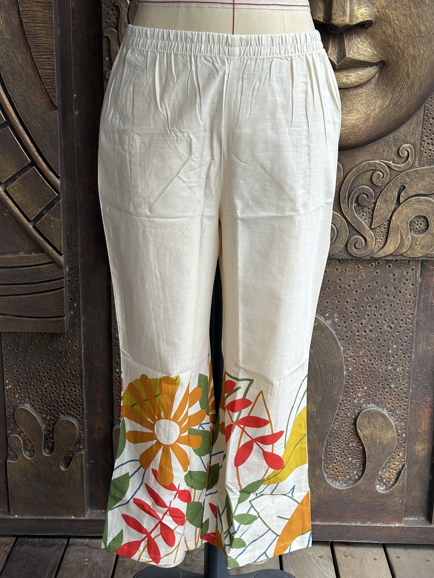 Cream White Botanical Coord set