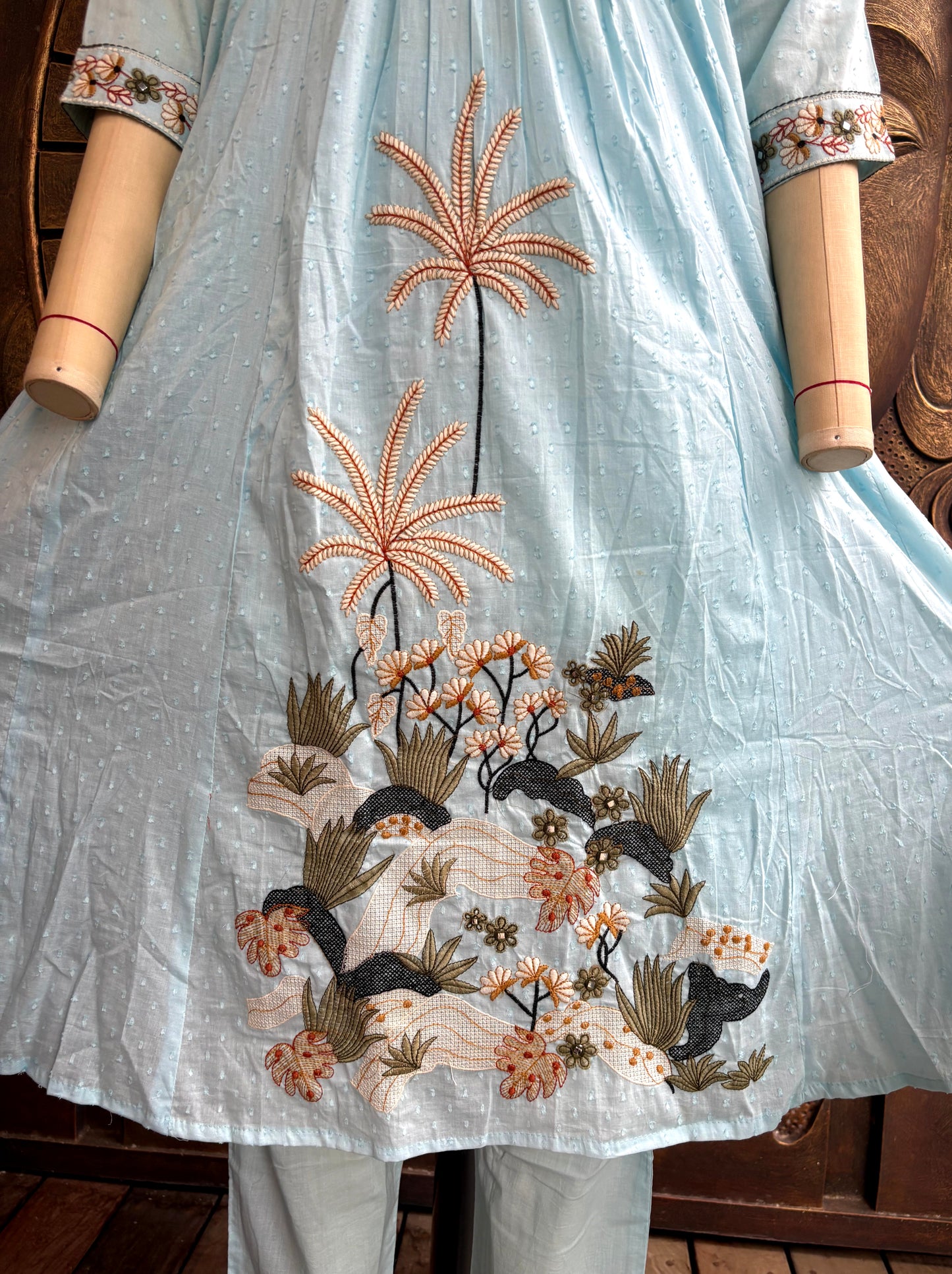 Skyblue Meadow suit set