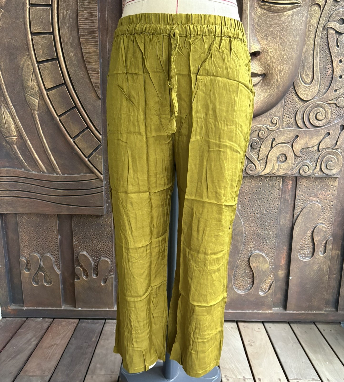 Olive Green Mulchandery Suit Set