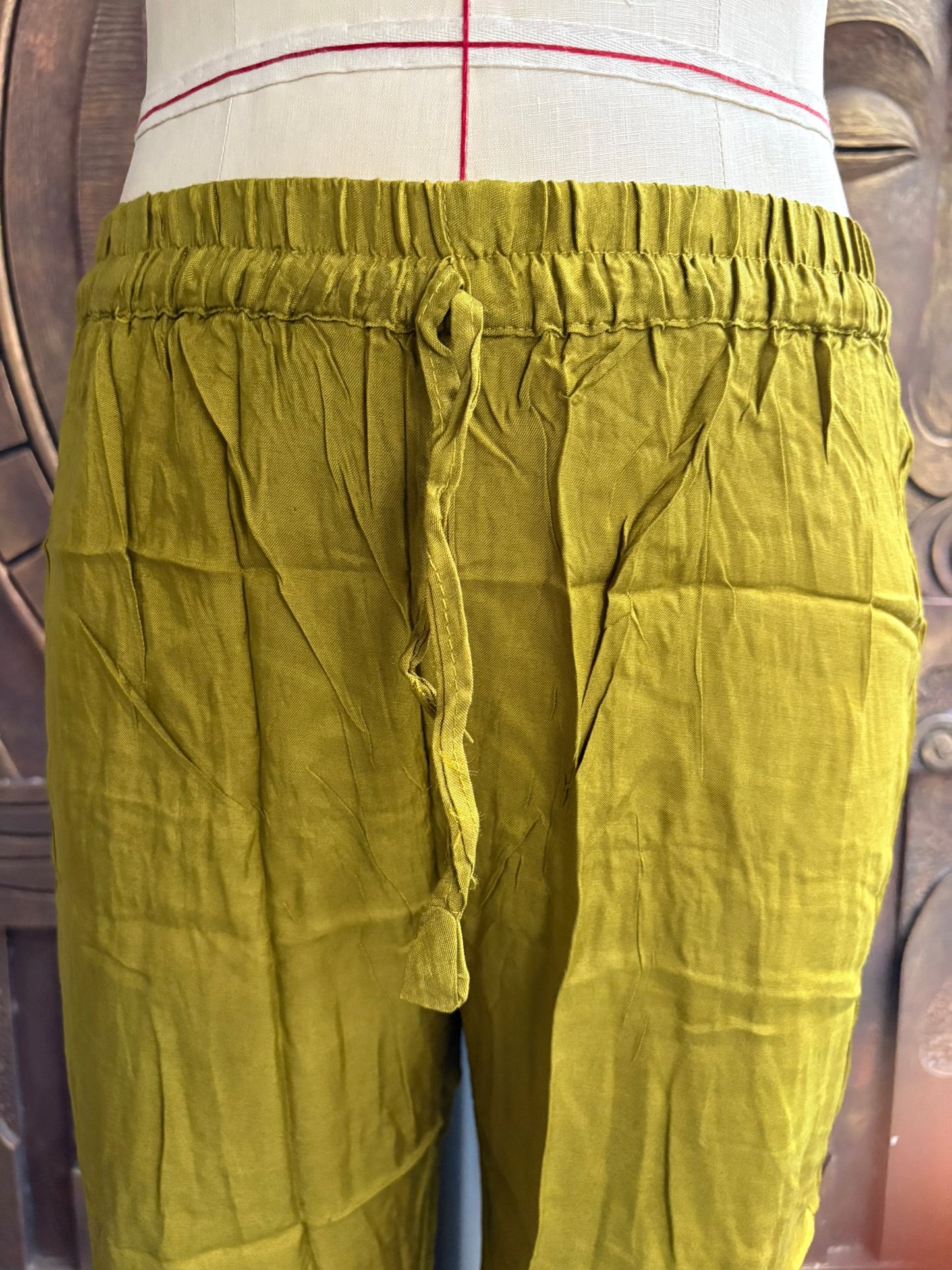 Olive Green Mulchandery Suit Set