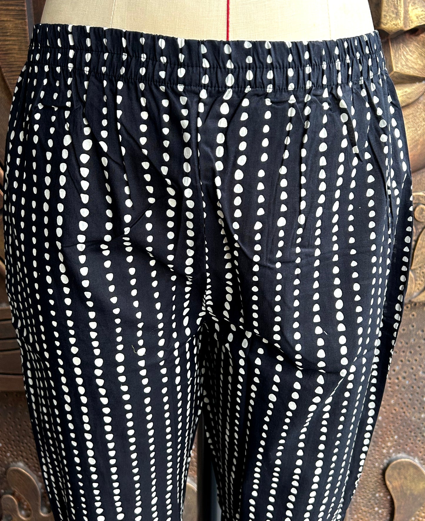 Black Striped Suit Set