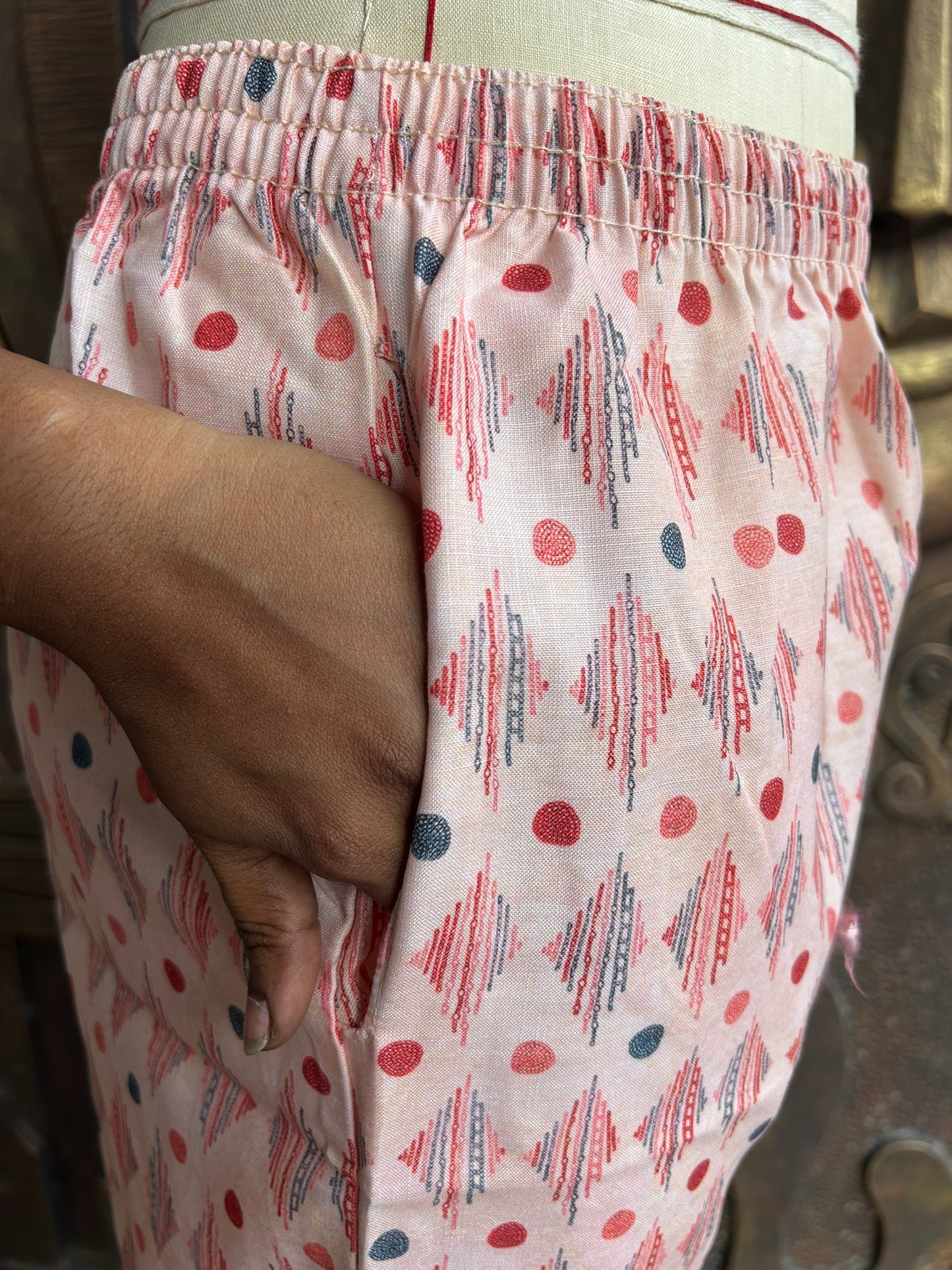 Sand Bloom Kurtha Suit Set