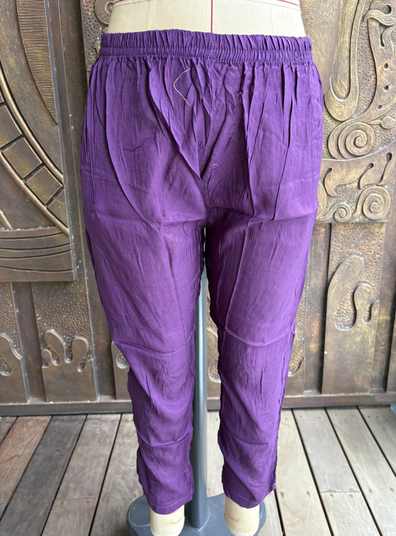 Purple Floral Mulchandery Suit Set