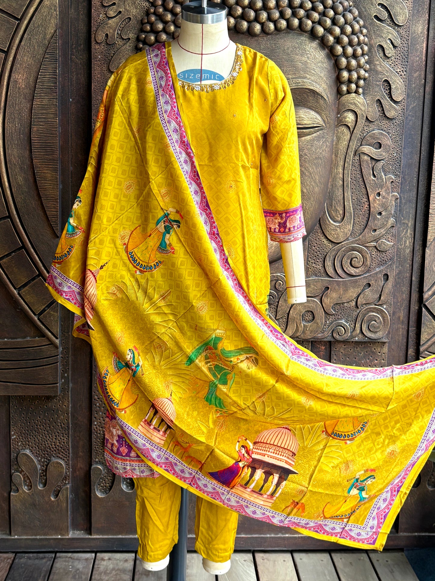 Mustard Palace Suit Set