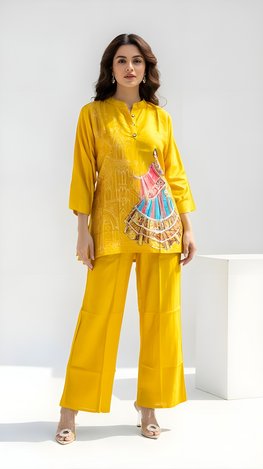 Yellow Maiden Coord Set