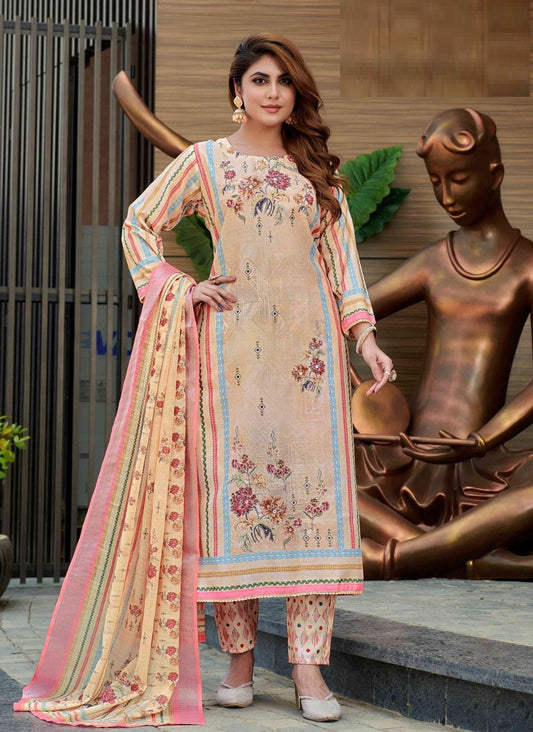Sand Bloom Kurtha Suit Set