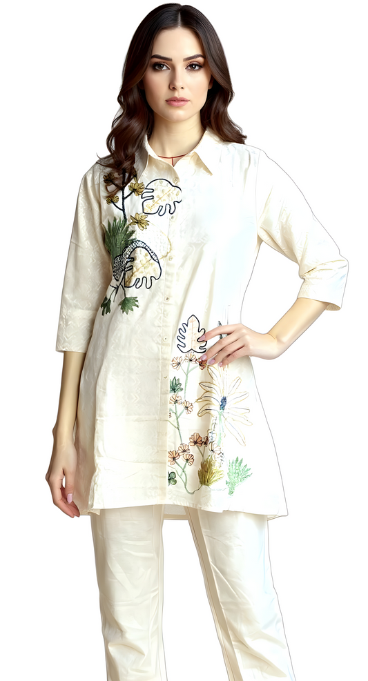 Ivory Botanical Coord Set