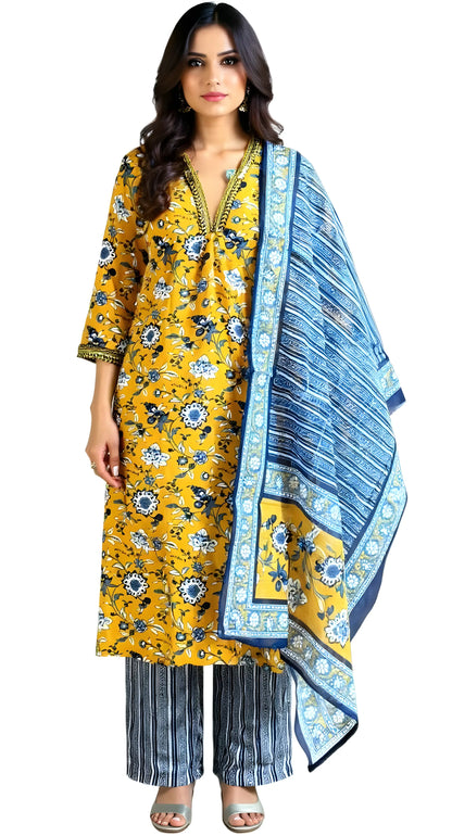 Sunset Glow Dress Suit Set