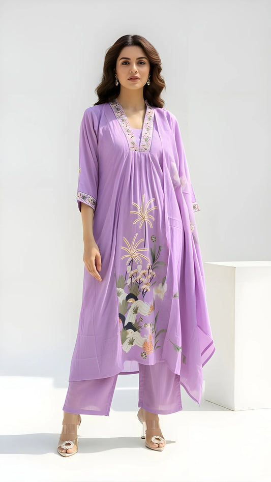 Lilac Meadow suit set