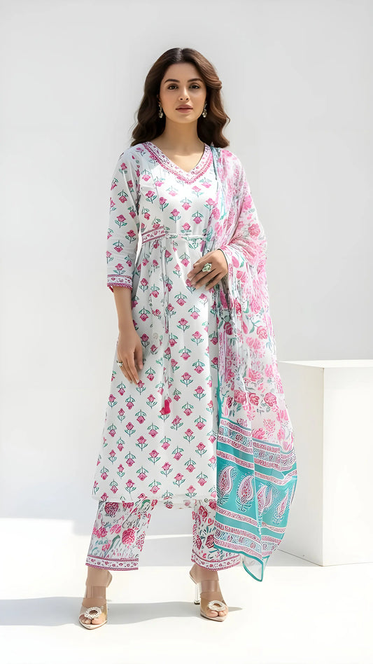 Sky Whisper Dress Suit Set