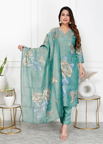 Sea Sage Blossom Suit Set