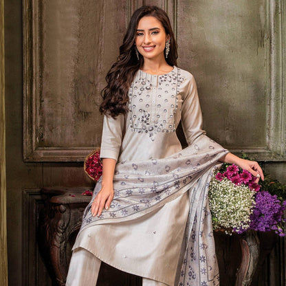 Moonlit Pearl Suit Set