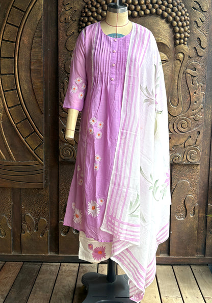 Lilac Daisy Suit Set