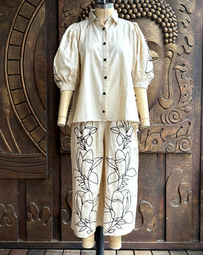 Ivory Lineart Coord Set