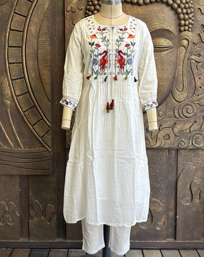 White Floral Coord Set