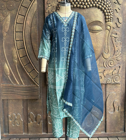 Aqua Rouge Kurthi Set