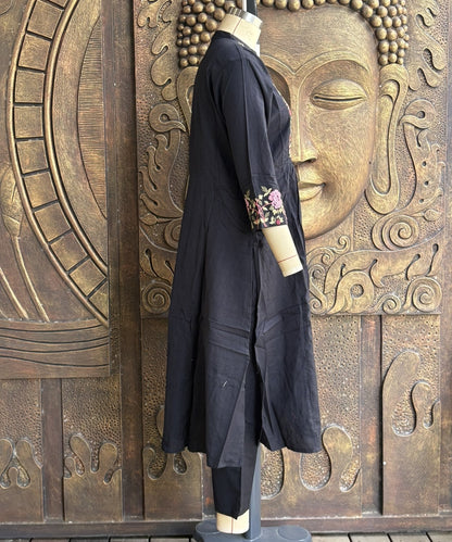 Black Bloom Coord Set