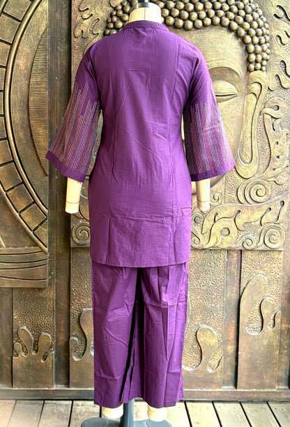 Purple Garden Coord Set