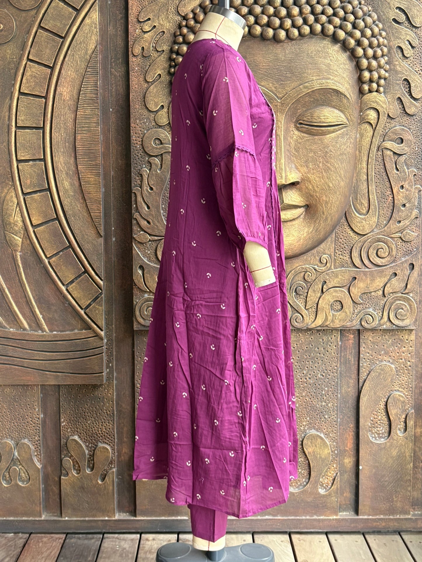 Purple Blossom Suit Set