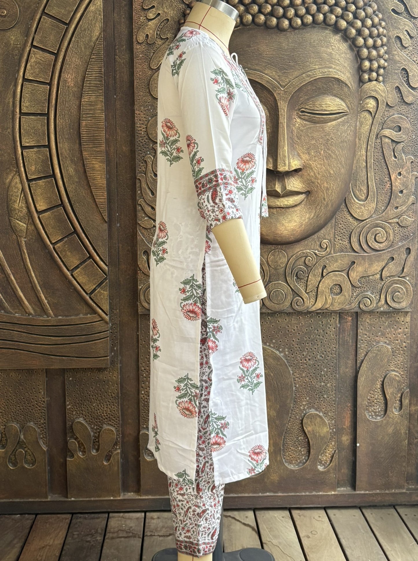 Ivory Charm Dress Suit Set