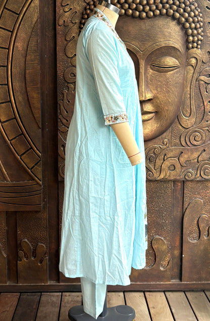 Skyblue Meadow suit set