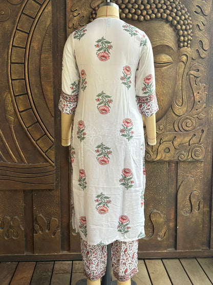 Ivory Charm Dress Suit Set