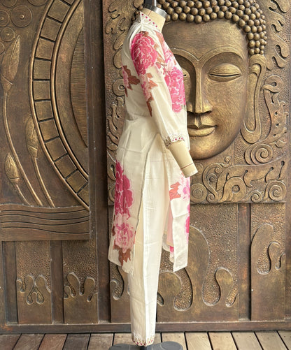 Rose Radiance Kurthi Set