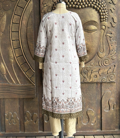 Ivory Royale Kurthi Set