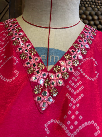 Red Rouge Kurthi Suit
