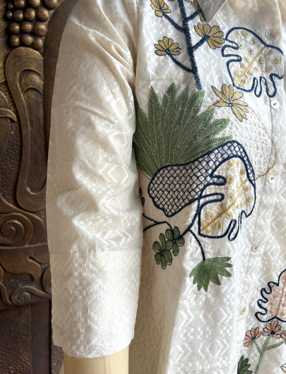 Ivory Botanical Coord Set