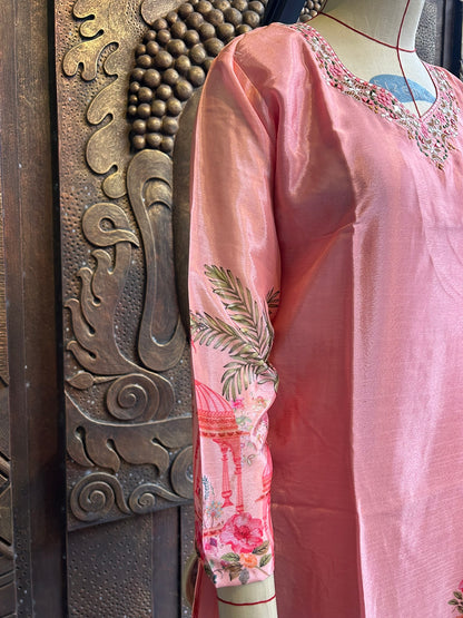 Blush Heritage Kurthi Set
