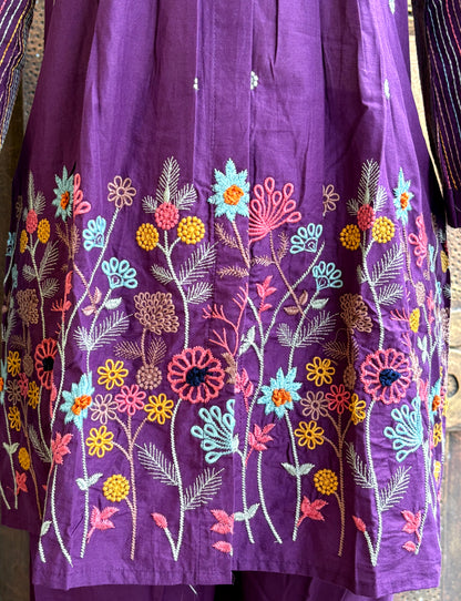 Purple Garden Coord Set