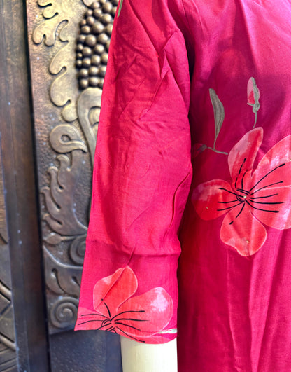 Scarlet Floret Kurti Set